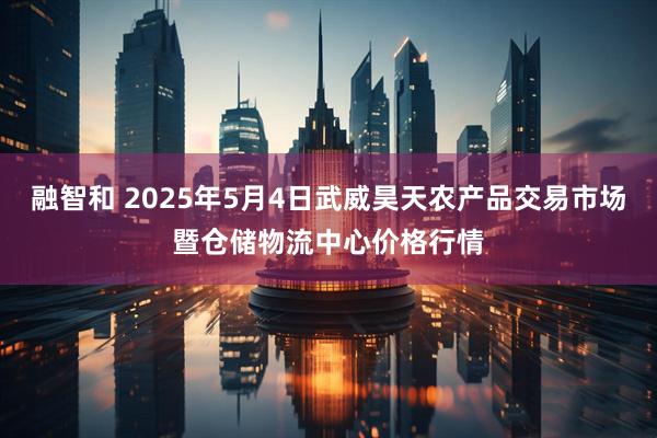 融智和 2025年5月4日武威昊天农产品交易市场暨仓储物流中心价格行情